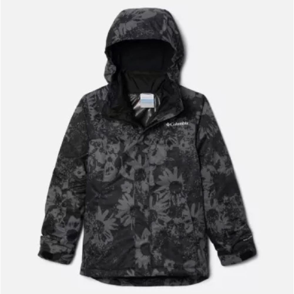 Columbia Black and Gray Interchange Packable Jacket
